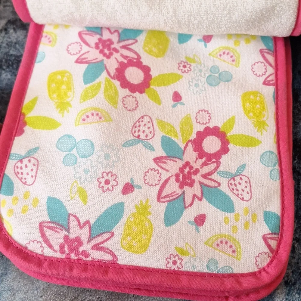 Baby Gear Pink and Yellow Burp Cloths Essential Collection